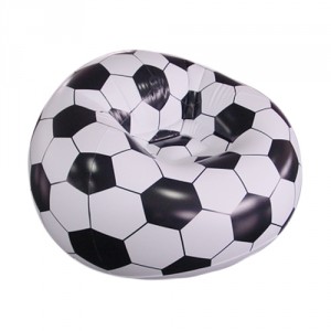 sofa w kształcie piłki nożnej